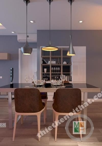 Thiết kế nội thất căn hộ chung cư Times City đẹp, hiện đại - Anh Dũng